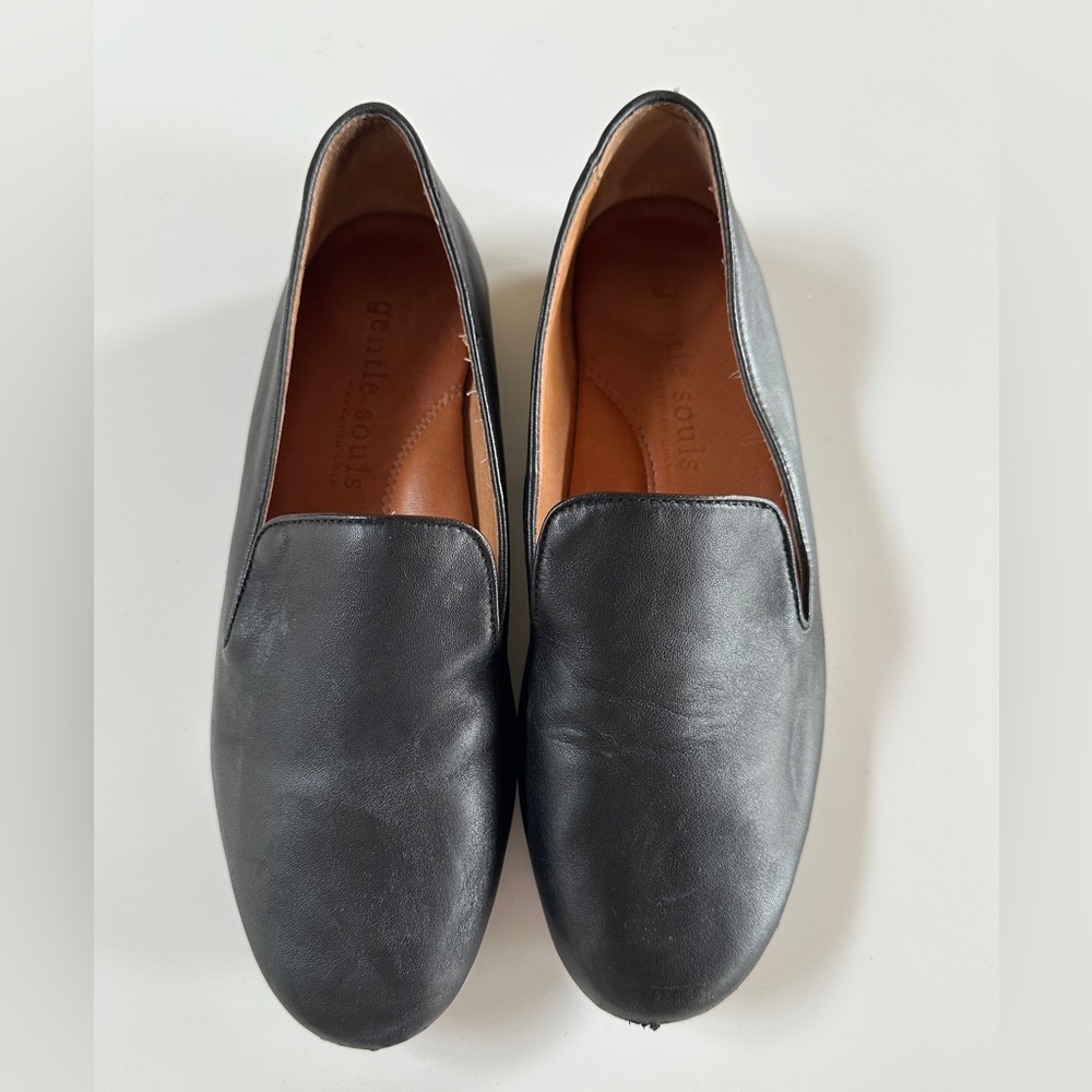 Gentle Souls - Eugene black leather loafer, 8M